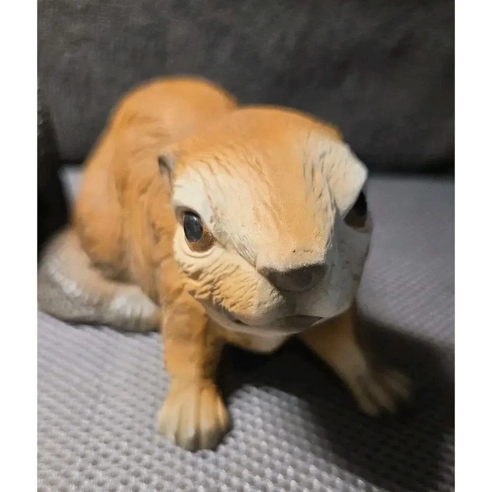 Set Of 2 Ceramic Groundhogs Price Production
